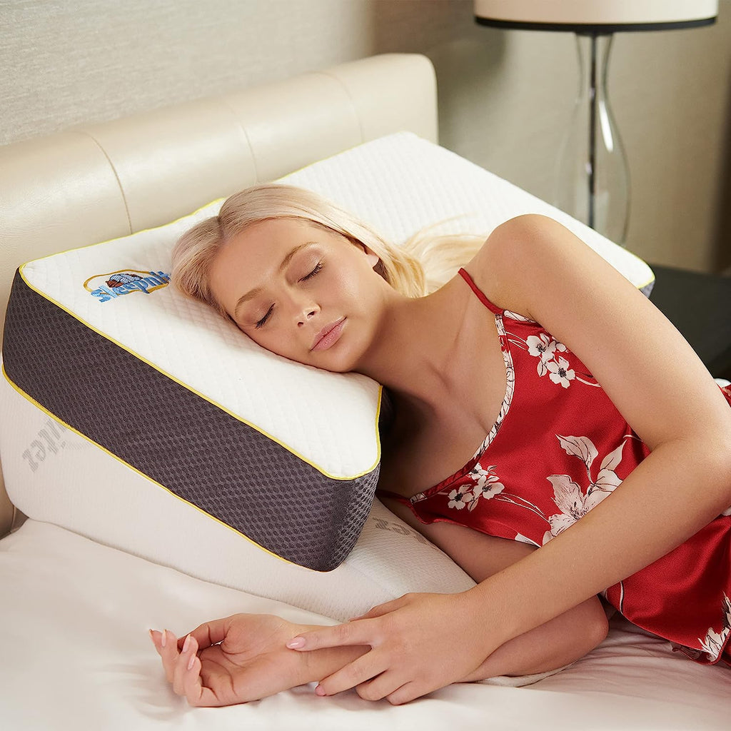 Wedge Pillow with Snuggle Side Sleeper Pillow
