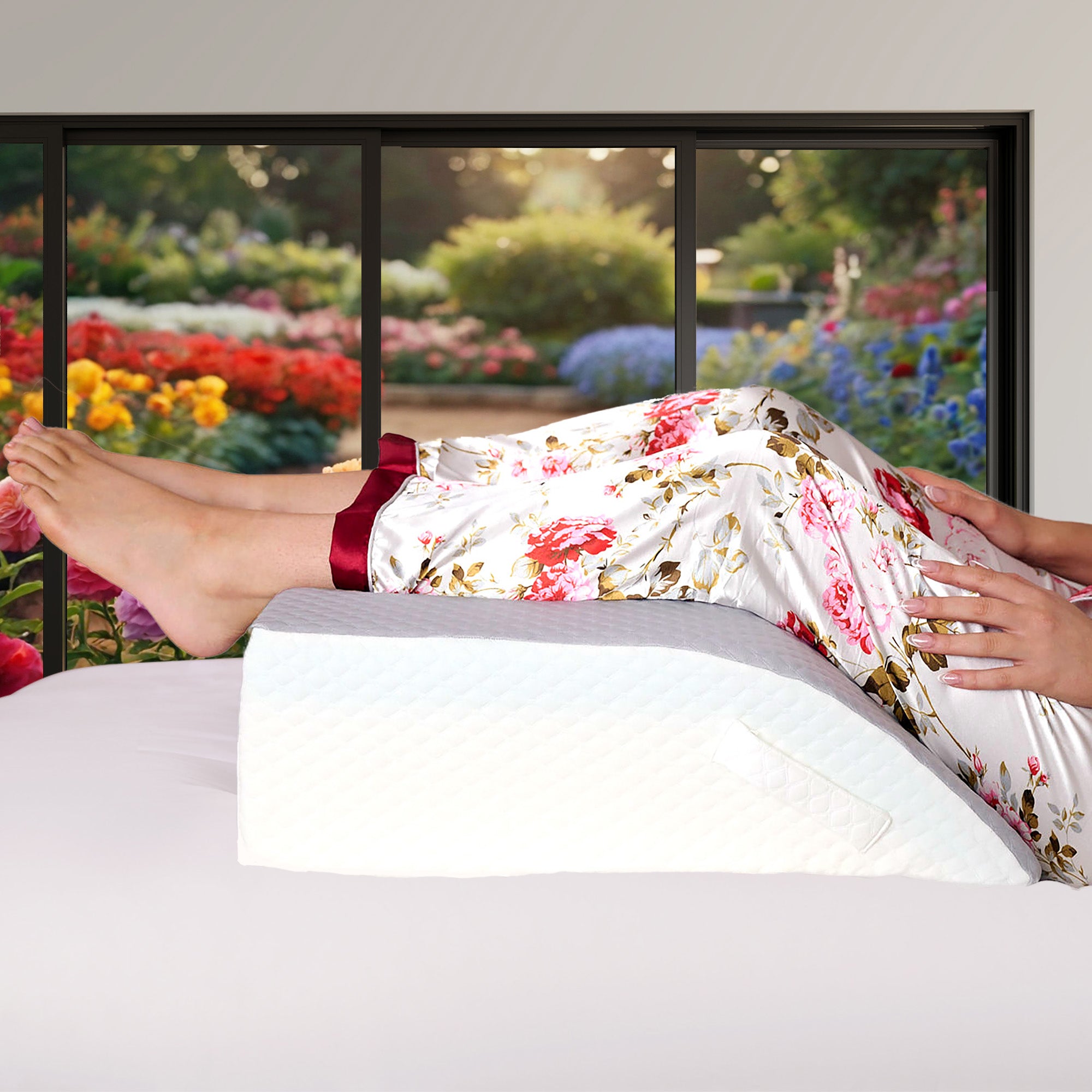 Leg Elevation Pillow For After Surgery, Leg Swelling and Blood Circulation