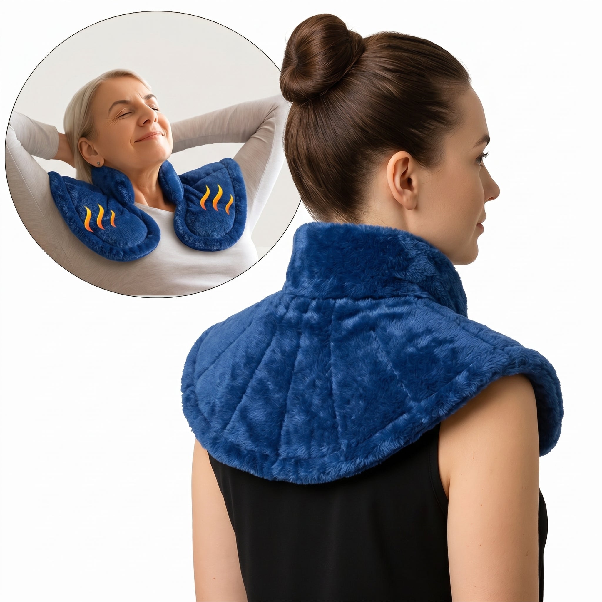Sleepnitez Neck & Shoulder Heating Pad For Neck, Shoulder & Upper Back Pain Relief