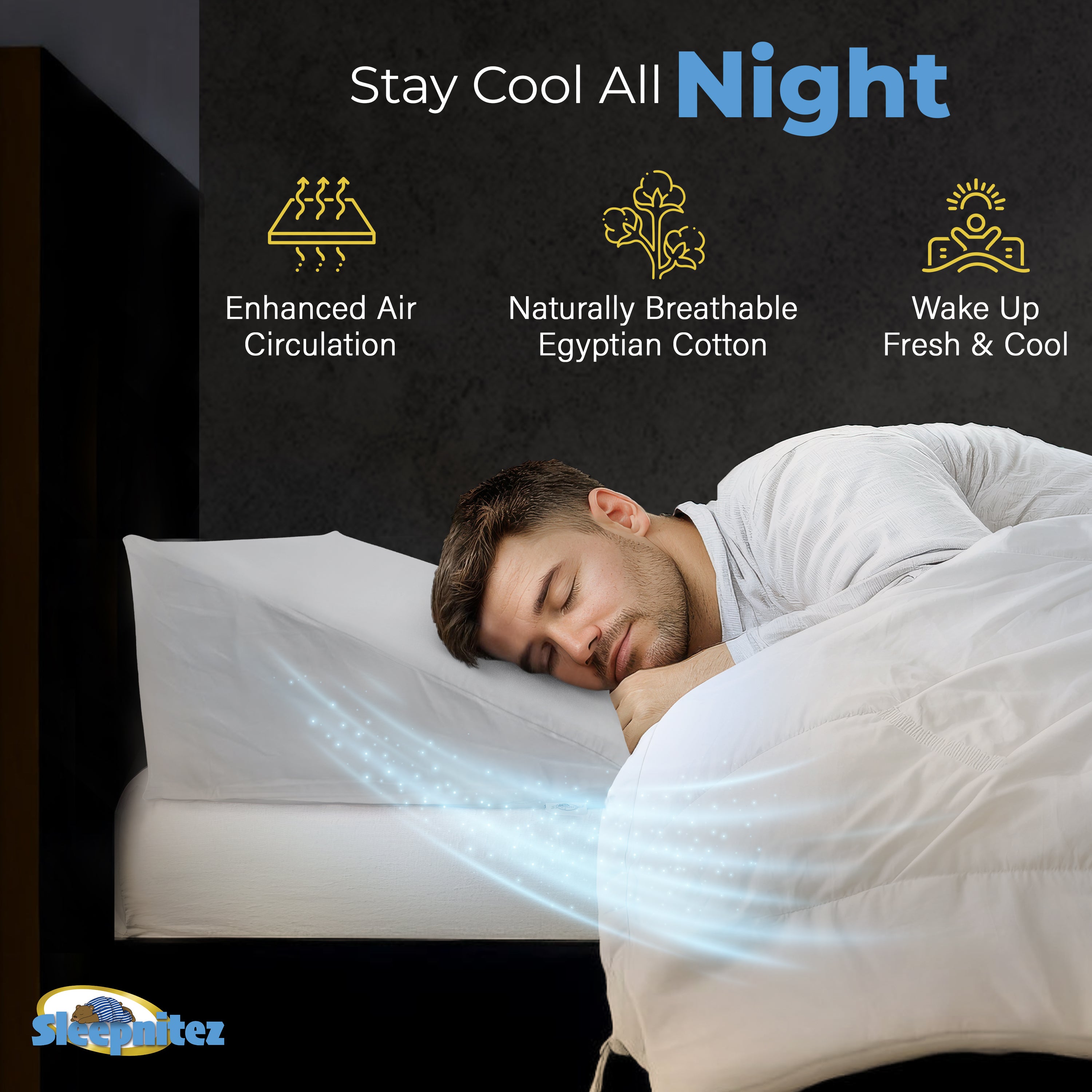 Light Gray 100% Egyptian Cotton 12