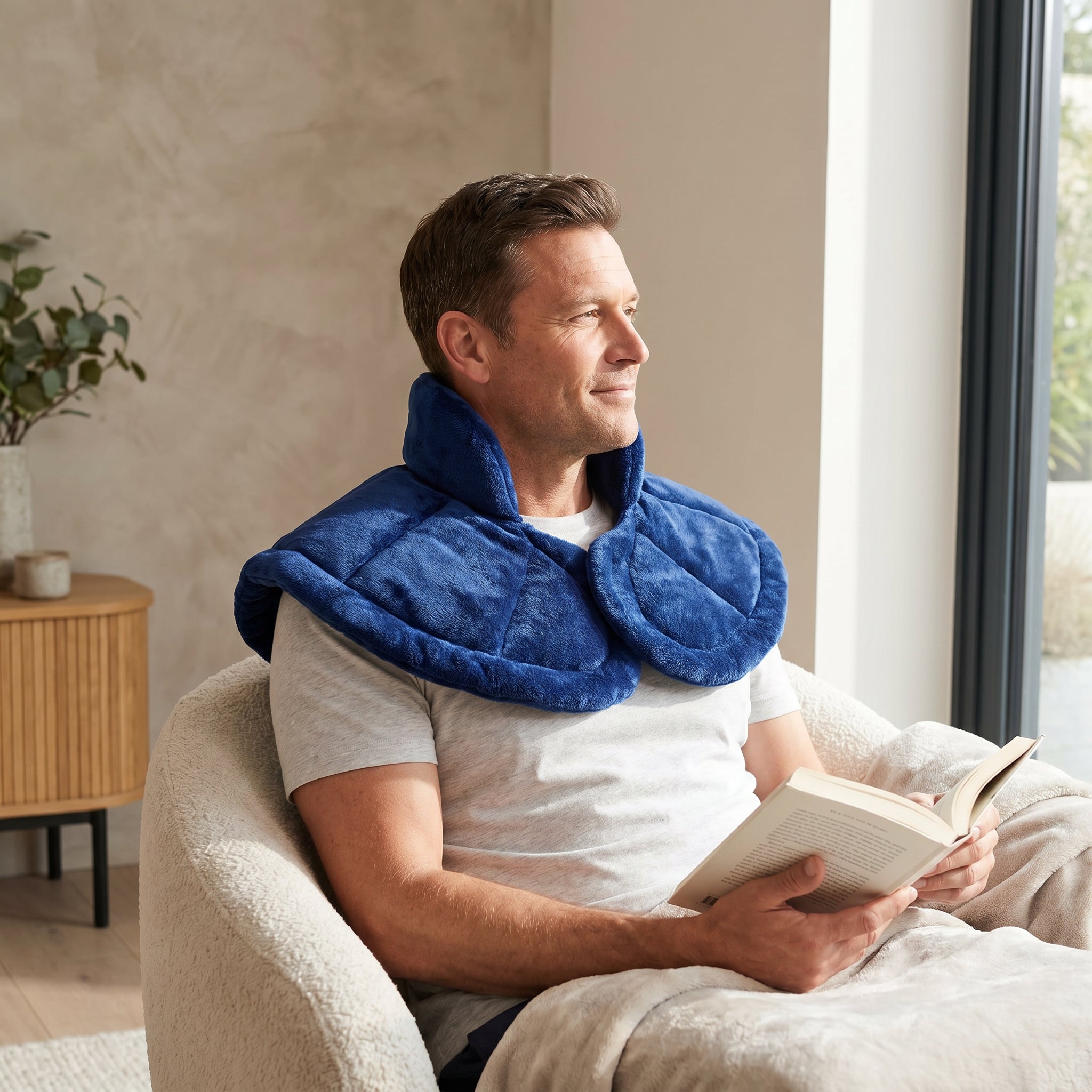 Sleepnitez Neck & Shoulder Heating Pad For Neck, Shoulder & Upper Back Pain Relief