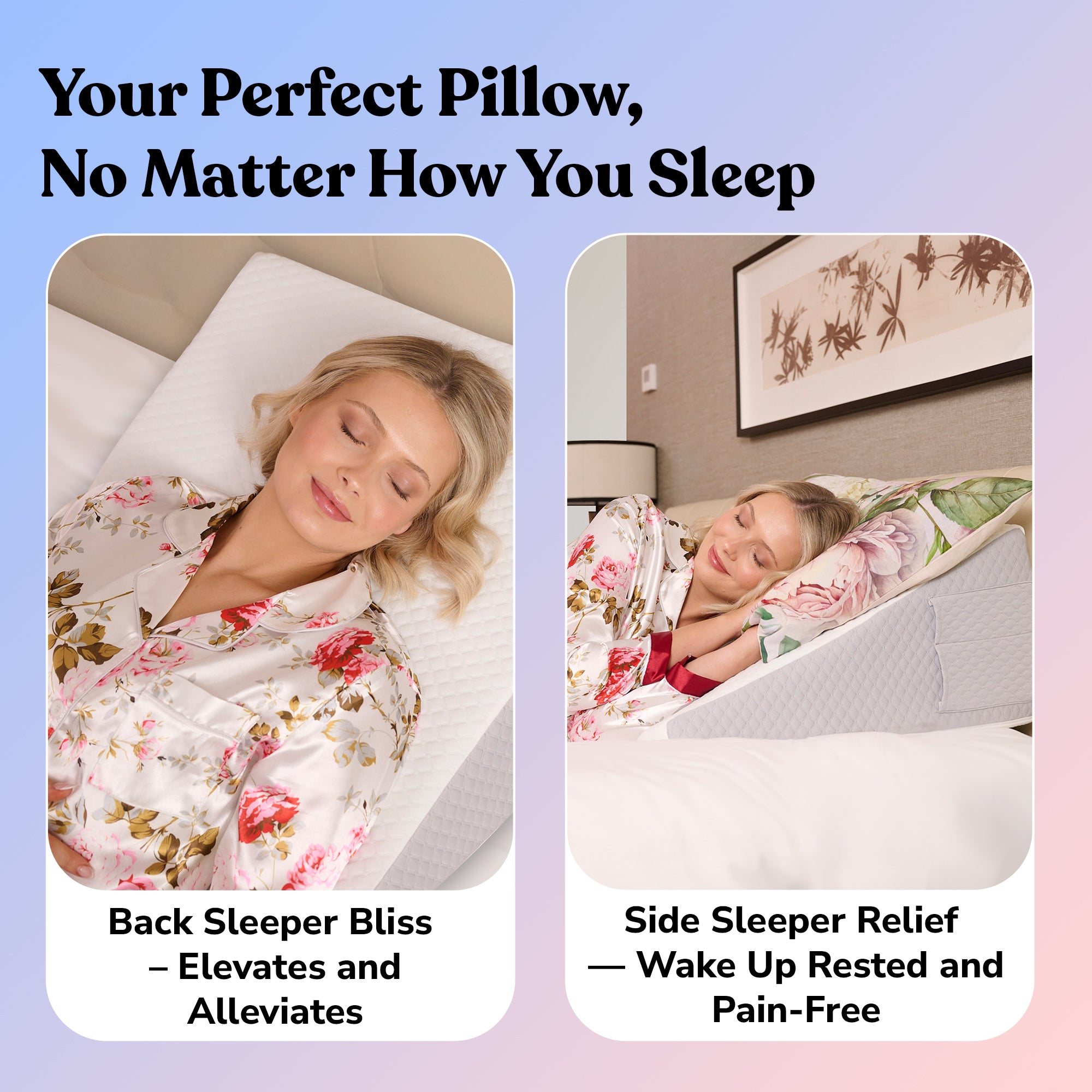 12" Wedge Pillow for Sleep Apnea,After Surgery,Snoring,Acid Reflux,After Surgery Recovery