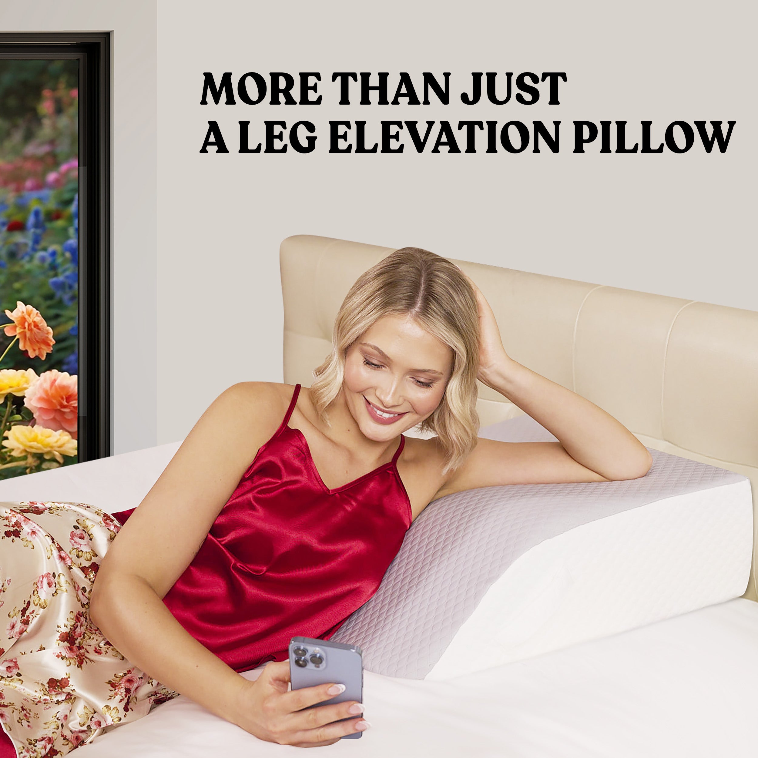 Leg Elevation Pillow For After Surgery, Leg Swelling and Blood Circulation
