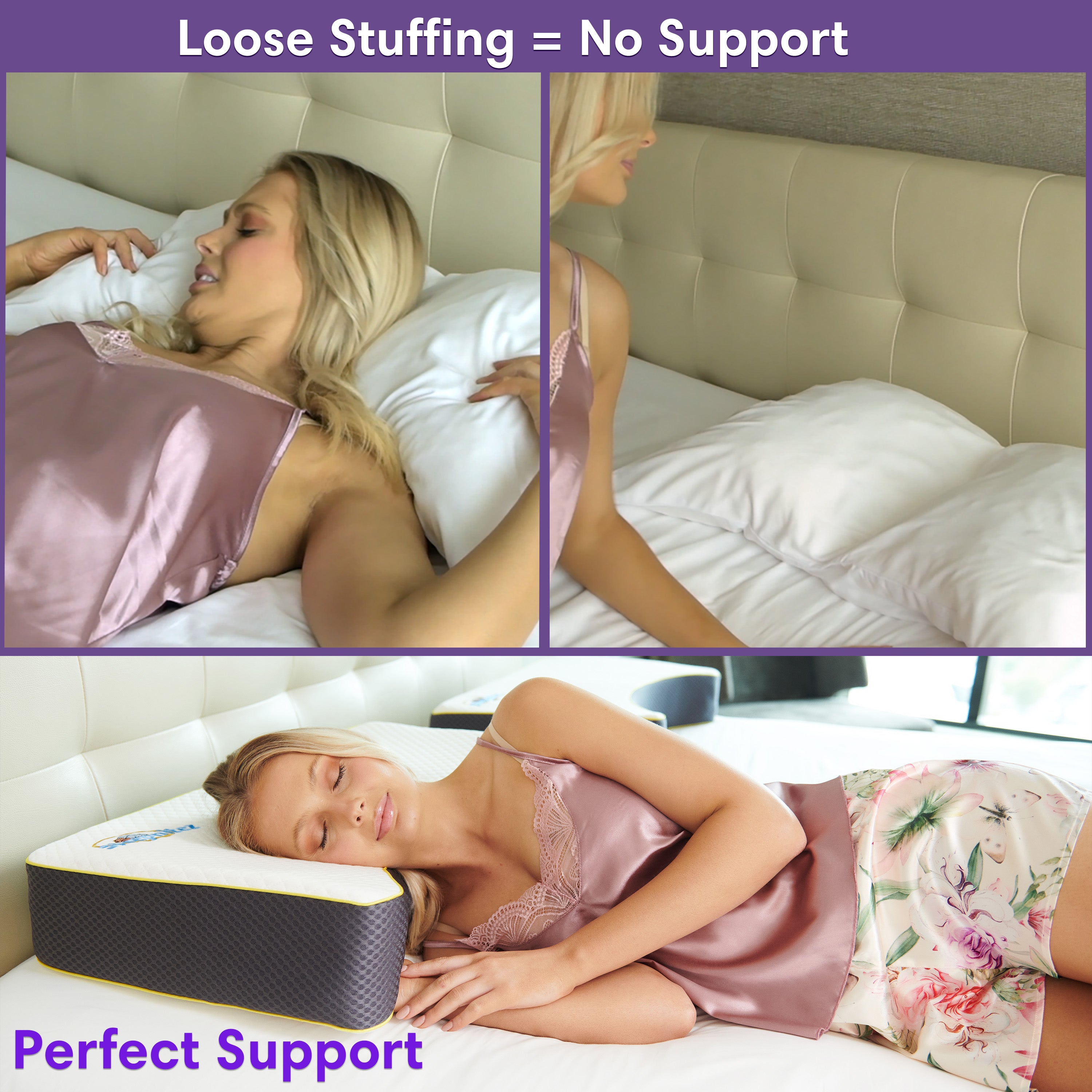 Sleepnitez Snuggle Side Sleeper Pillow Sleepnitez Snuggle Side Sleeper Pillow