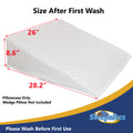 White 100% Egyptian Cotton Wedge Pillowcase (Loose Fitting ) for Our 8