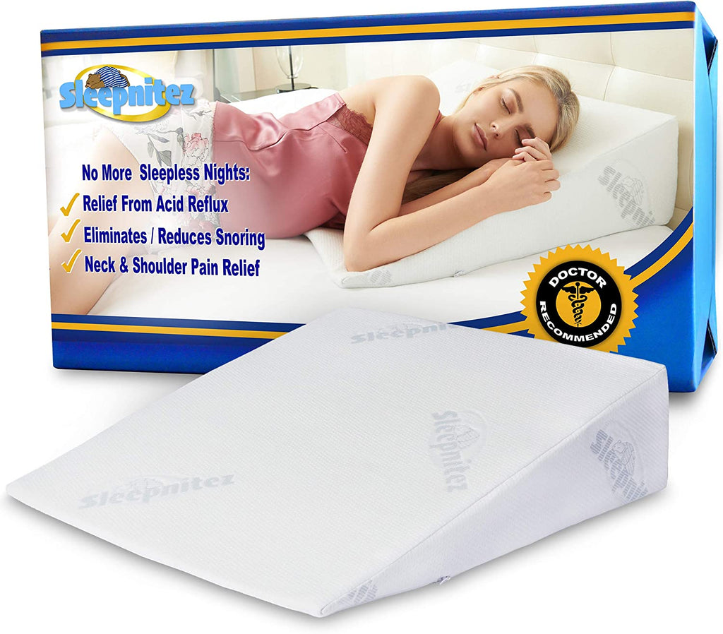 Sleep Wedge Pillow for Snoring, Heartburn, Acid Reflux