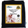 Dark Gray 100% Egyptian Cotton Wedge Pillowcase (Loose Fitting) for Our 8